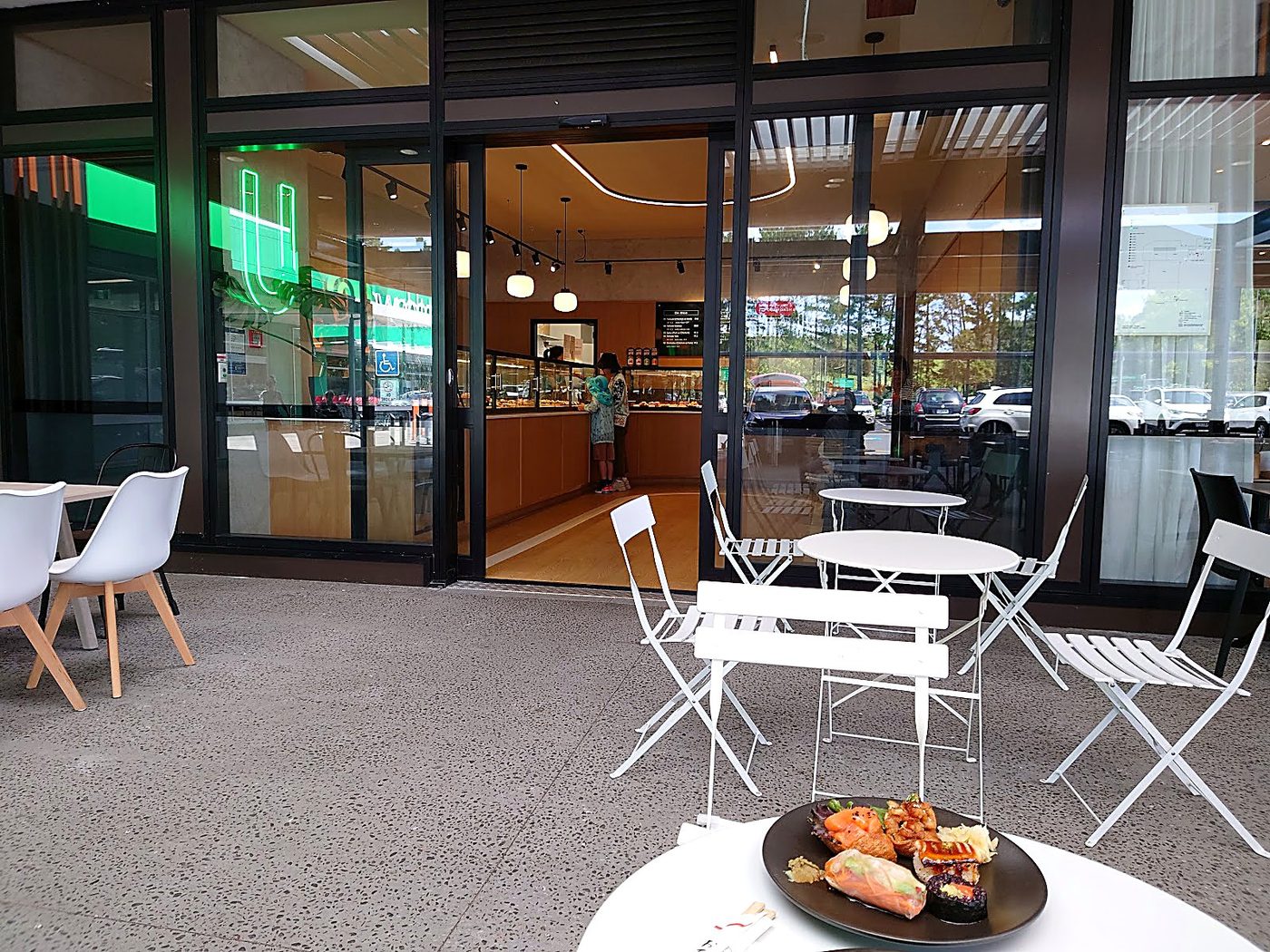 Modern Pinehill Storefront and Outdoor Patio Seating
